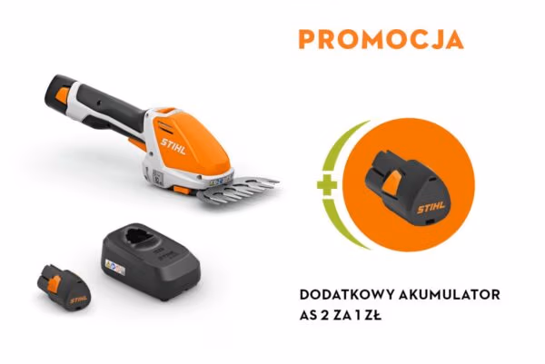 NOŻYCE AKUMULATOROWE STIHL HSA 26 ZESTAW 1XAS2+AL1