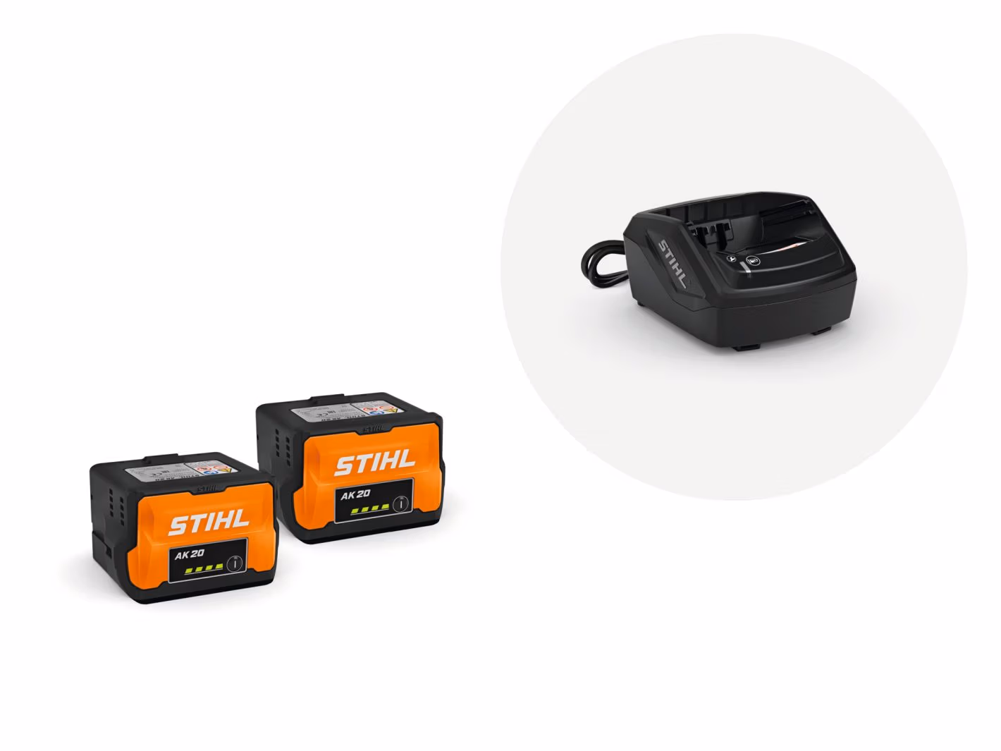 Zestaw startowy z akumulatorem 2 x AK 20 i ładowarką AL 101 STIHL